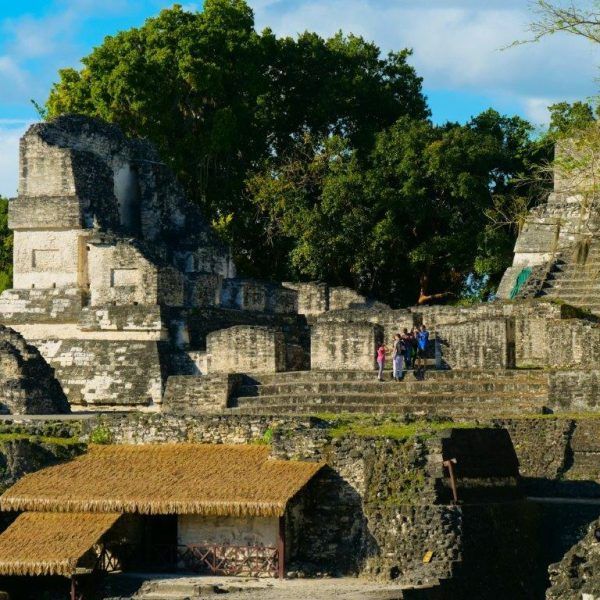 La plaza de los siete templos