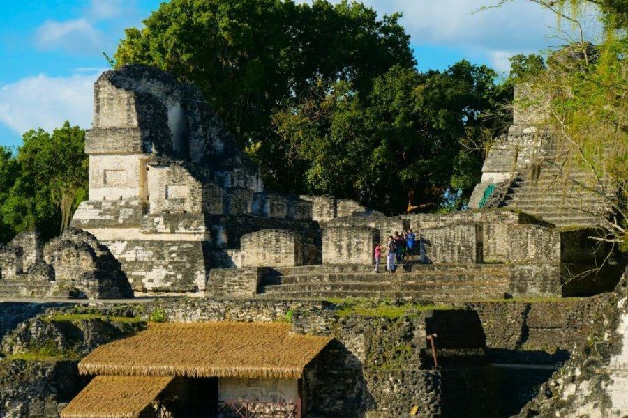 La plaza de los siete templos